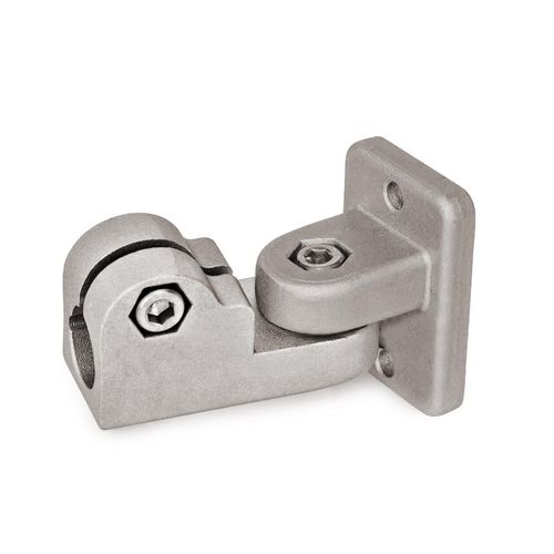 Conexión de tubo redondo - GKF series - Inocon GmbH - de acero inoxidable / reglable