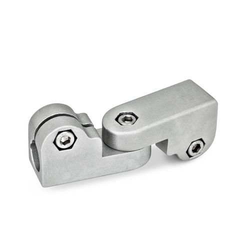 Conexión de tubo redondo - GKT series - Inocon GmbH - de aluminio / reglable / sujeción pendular