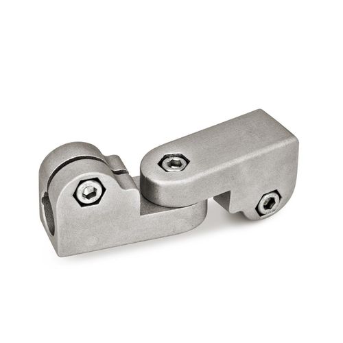 Conexión de tubo redondo - GKT series - Inocon GmbH - de acero inoxidable / reglable