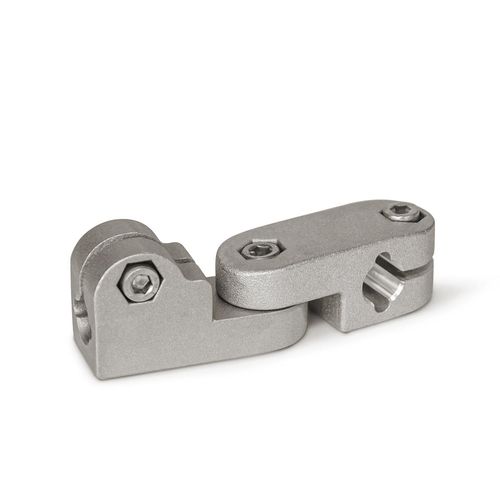 Conexión de tubo redondo - GKQ series - Inocon GmbH - articulado / de acero inoxidable / reglable