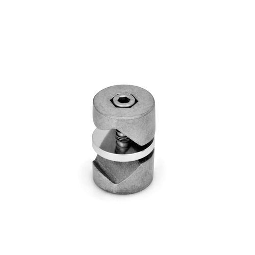 Conexión de tubo redondo - GMV - Inocon GmbH - de acero inoxidable / de aluminio fundido / sujeción pendular