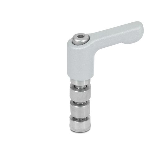 Palanca de agarre de acero - HM series - Inocon GmbH - de acero inoxidable / regulables / roscada