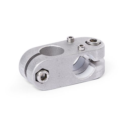 Conexión de tubo en cruz - KK.E series - Inocon GmbH - de acero inoxidable / de aluminio fundido / reglable