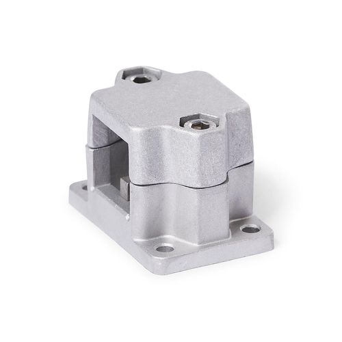 Conexión de tubo redondo - FM.E series - Inocon GmbH - cuadrado / de aluminio / reglable
