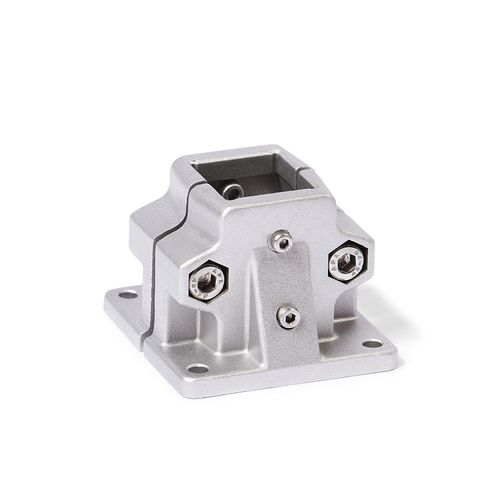 Conexión de tubo redondo - BM.E series - Inocon GmbH - cuadrado / de aluminio / reglable