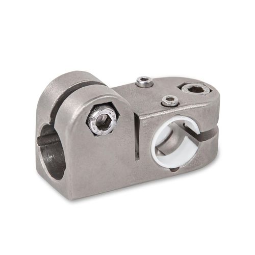 Conexión de tubo redondo - TK.E  - Inocon GmbH - de acero inoxidable / reglable / corredero