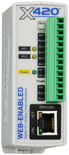 Módulo de adquisición de datos de temperatura - X-420™ series - Xytronix Research & Design, Inc. - de velocidad / de humedad / empotrable