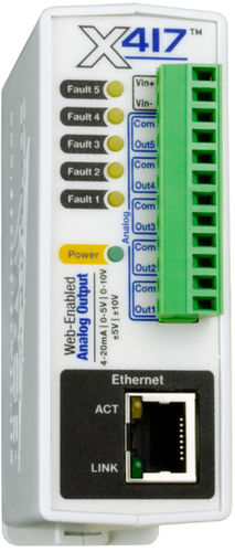 Módulo de salida analógico - X-417™ series - Xytronix Research & Design, Inc. - LAN / de red / de tensión