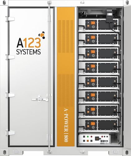 Sistema de almacenamiento de energía de fosfato de hierro-litio - A-Power I 800 - a123systems - en contenedor