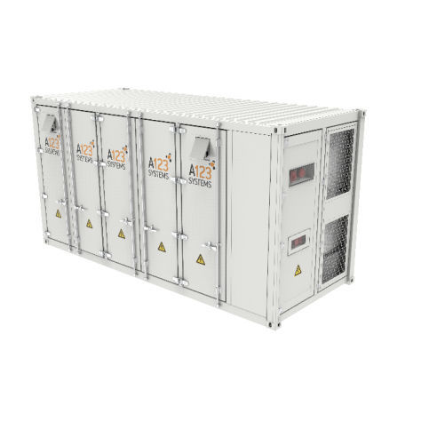 Sistema de almacenamiento de energía de fosfato de hierro-litio - a123systems - en contenedor / refrigeradas por líquido