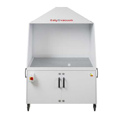 Mesa aspirante apriete para el proceso de amolado - Workbench Fan - ITALYVACUUM S.R.L. - para soldaduras / para el desempolvado / ATEX