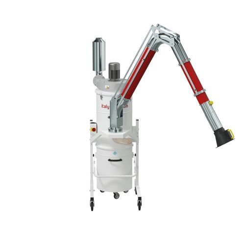 Extractor de humo móvil - Maxi Vortex Smoke - ITALYVACUUM S.R.L. - para la industria / de soldadura / láser