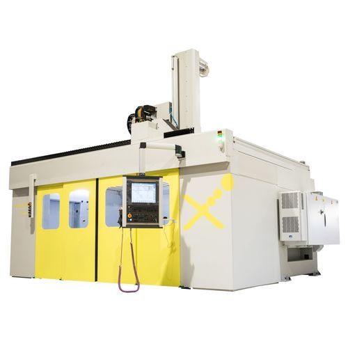 Centro de mecanizado CNC 5 ejes - T - Multiax International CNC srl - con husillo rotativo / con pórtico móvil / de metales no ferrosos