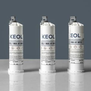 Cola de metacrilato - KEOL-MA 41 M10 - KEOL - para metal / para plástico / para madera