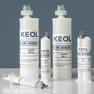 Cola híbrida - KEOL-0124-SR - KEOL - para metal / para vidrio / monocomponente