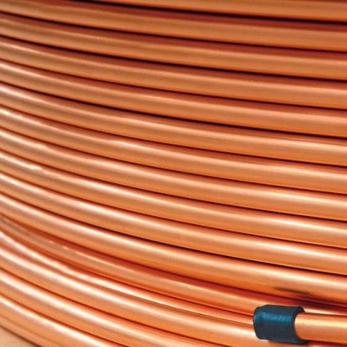 Tubo de cobre oval - Oval copper tube - Bronmetal - rectangular / redondo / cuadrado