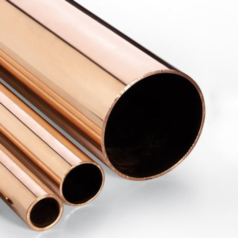 Tubo de aleación de cobre - Bronmetal - redonda / para aplicaciones eléctricas
