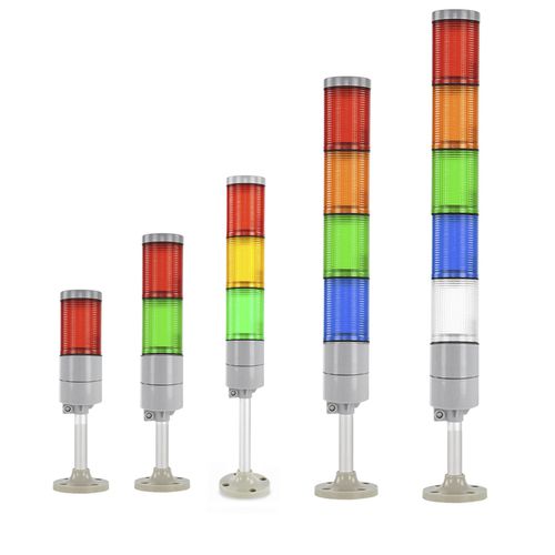 Columna de señalización LED - LTA-052T(W) - Hangzhou Yasong Electronic Co.,Ltd - de flash intermitente / permanente / de 3 colores