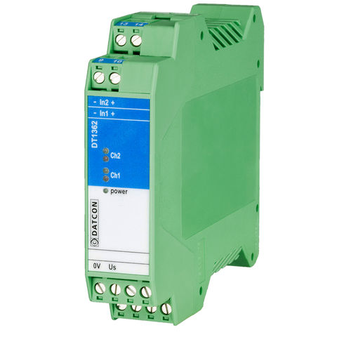 Aislador de señal - DT1362 series - Datcon Industrial Electronics Ltd. - de tensión DC / de frecuencia / de 2 vías