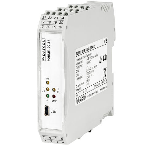 Relé de vigilancia de potencia - PQRM5100 31 series - Datcon Industrial Electronics Ltd. - de corriente / de tensión / de frecuencia