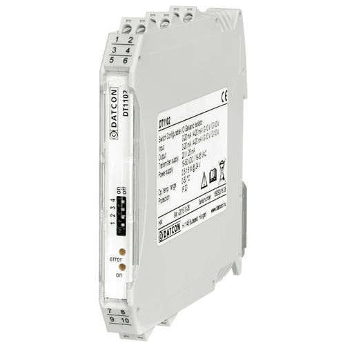 Aislador galvánico - DT1102 IP - Datcon Industrial Electronics Ltd. - electrónico / 4-20 mA / de polímero