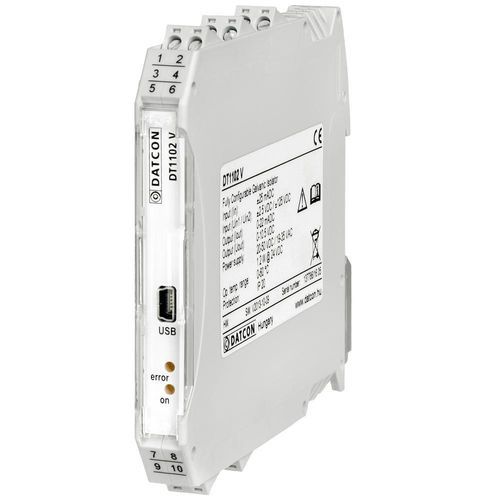 Aislador galvánico - DT1102 V fully configurable I/O - Datcon Industrial Electronics Ltd. - 4-20 mA / de tensión / de corriente