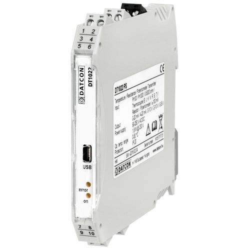 Transmisor de temperatura en riel DIN - DT1022  - Datcon Industrial Electronics Ltd. - termopar / Pt100 / Pt1000
