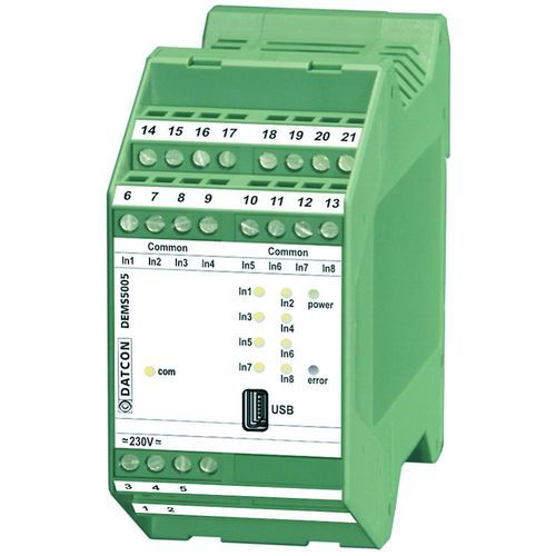 Contador de impulsos - DEMS5005 - Datcon Industrial Electronics Ltd. - industrial / RS485 / Modbus