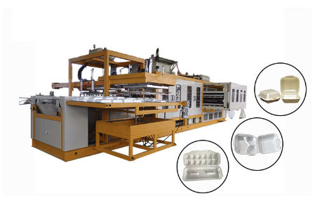 Máquina de corte de formado - PS - Longkou City Hongrun Packing Machinery Co., Ltd. - de cuchilla / para material plástico / para textiles