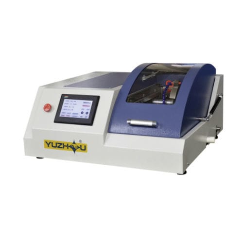Máquina de corte de metalografía - JMQ-60Z - Shanghai Shangcai testing machine Co.,Ltd - de hoja rotativa / de muestras / controlada por PLC
