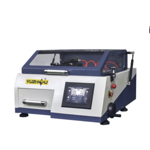 Máquina de corte de metalografía - QG-PCB30 - Shanghai Shangcai testing machine Co.,Ltd - de hoja rotativa / de muestras / CNC