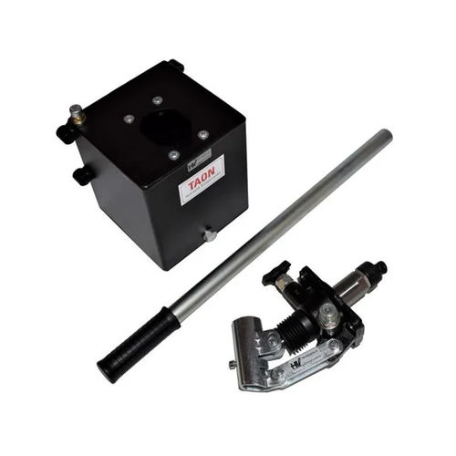 Bomba hidráulica de mano - PM12ByB-s - Taon Hydraulik Komponenter ApS - de pistón / de hierro fundido / para aplicaciones industriales