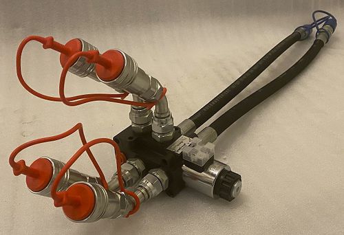 Válvula desviadora para uso polivalente - DVS6LK-12V - Taon Hydraulik Komponenter ApS - con actuador eléctrico
