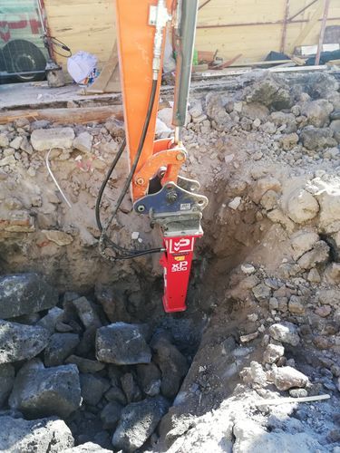 Rompe-rocas hidráulico - XP300 - Promove srl - para excavadora
