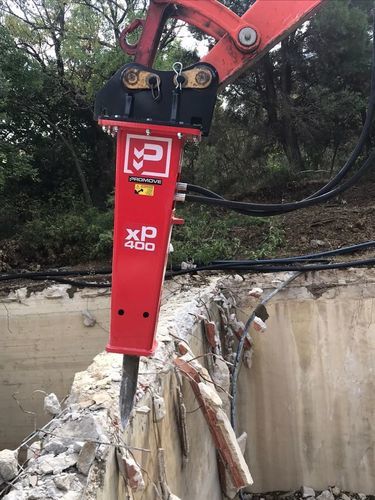 Rompe-rocas hidráulico - XP400 - Promove srl