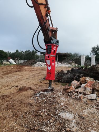 Rompe-rocas hidráulico - XP1200 - Promove srl - para excavadora