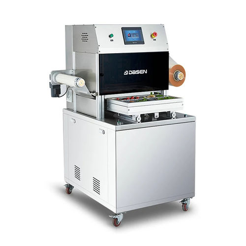 Termoselladora de bandeja al vacío - DQ370L series  - Zhejiang Dasheng Intelligent Equipment co. ltd - con MAP
