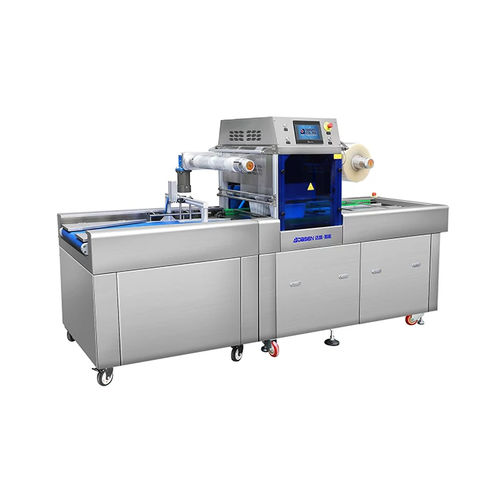 Línea de embalaje para la industria alimentaria - DQ580AT series - Zhejiang Dasheng Intelligent Equipment co. ltd - de barquillas / automática / en atmósfera controlada
