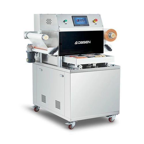 Máquina de embalaje controlada por PLC - DQ440VSL - Zhejiang Dasheng Intelligent Equipment co. ltd - de vacío / vertical / de carne
