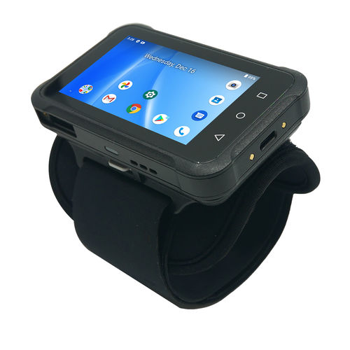 Ordenador portátil para brazo wearable computer industrial - WD200 - Unitech America, Inc. - Android 10 / 800 x 480 / TFT LCD