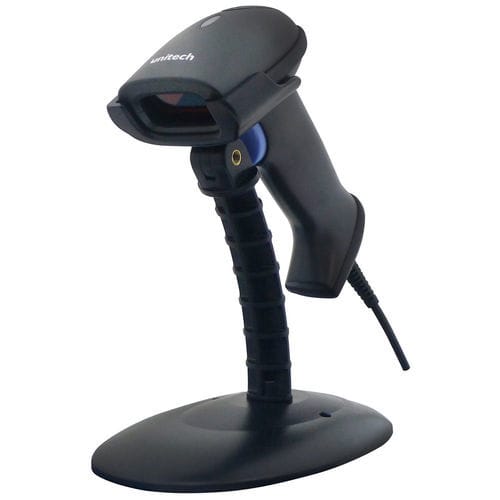 Escáner de código de barras de mano - MS836 - Unitech America, Inc. - 1D / láser / con manos libres