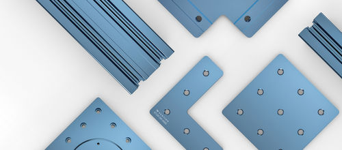 Perfil de aluminio - Vention - rectangular / para la industria / extruido
