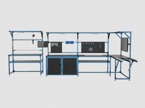 Puesto de trabajo industrial - Vention - ergonómico / modular / a medida