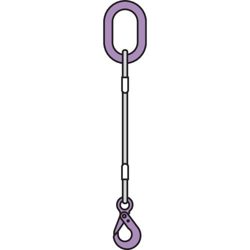 Eslinga de cable - WLS-176 series - Mennens - de acero / puntos de fijación