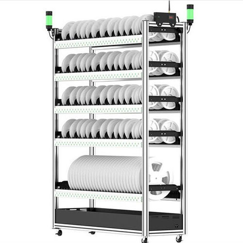 Carro de almacenamiento - Changsha Kenwei Intelligent Technology Co., Ltd - de aluminio / con estantes / portabobinas