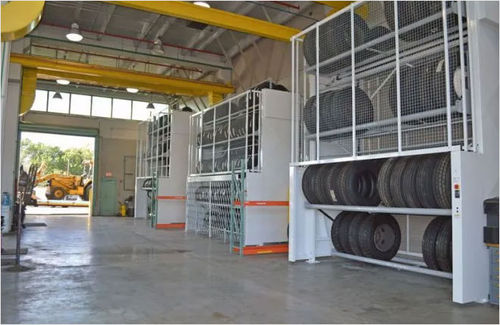 Carrusel para neumáticos - KenWei  - Changsha Kenwei Intelligent Technology Co., Ltd - vertical / semiautomático / para aplicaciones automovilísticas