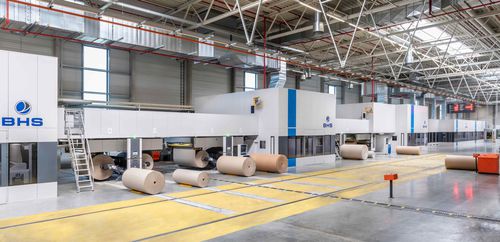 Máquina de fabricación de cajas ondulada - CLASSIC Line - BHS - automática