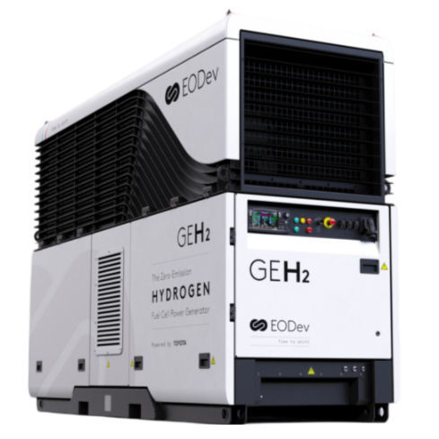 Grupo electrógeno de hidrógeno - GEH2® - EODev - de pila de combustible / trifásico / estacionario
