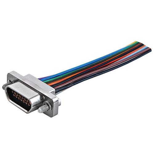 Conector de datos - MDSxxR-W-xxL1000-T-x - JC CHERRY INC. - micro-D / rectangular / hembra