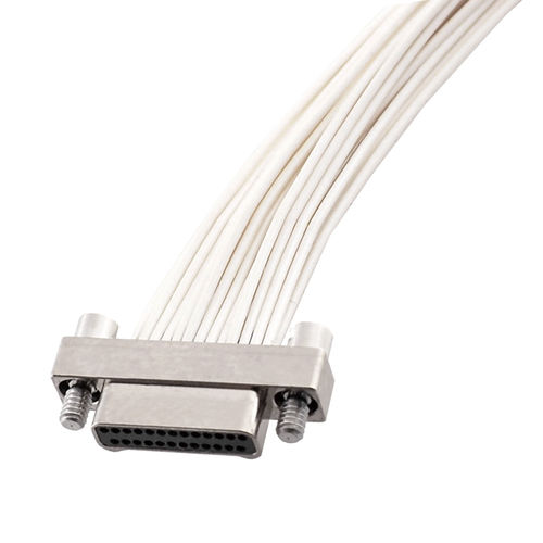 Conector de dos hileras - NADWxxP-Wxx-Lxxxx-W-S - JC CHERRY INC. - de datos / D-sub / micro-D